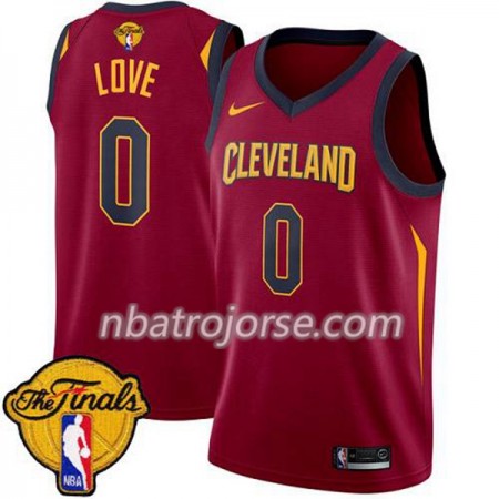 Män Cleveland Cavaliers Tröja Kevin Love 0 2018 NBA Finals Nike Röd Swingman